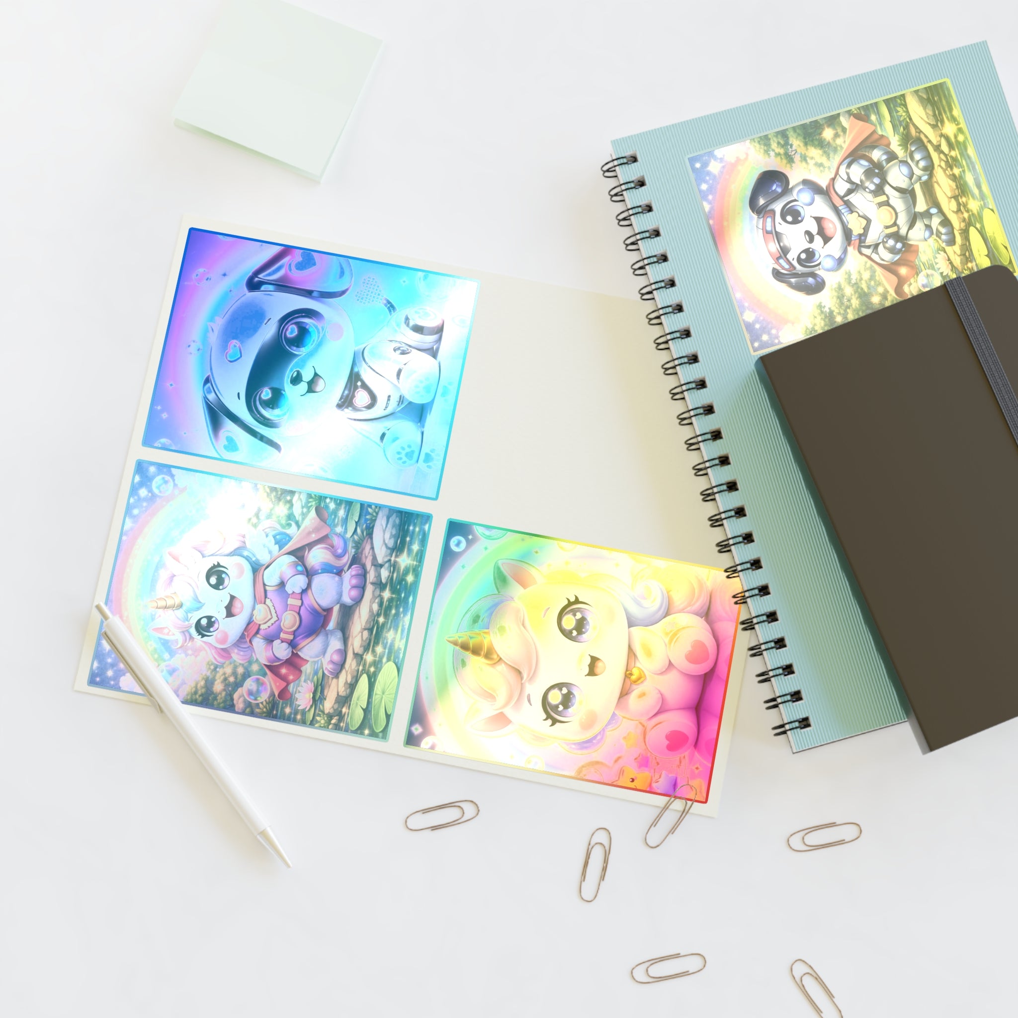 NanoBuddy Robo Pup & Unicorn Stickers