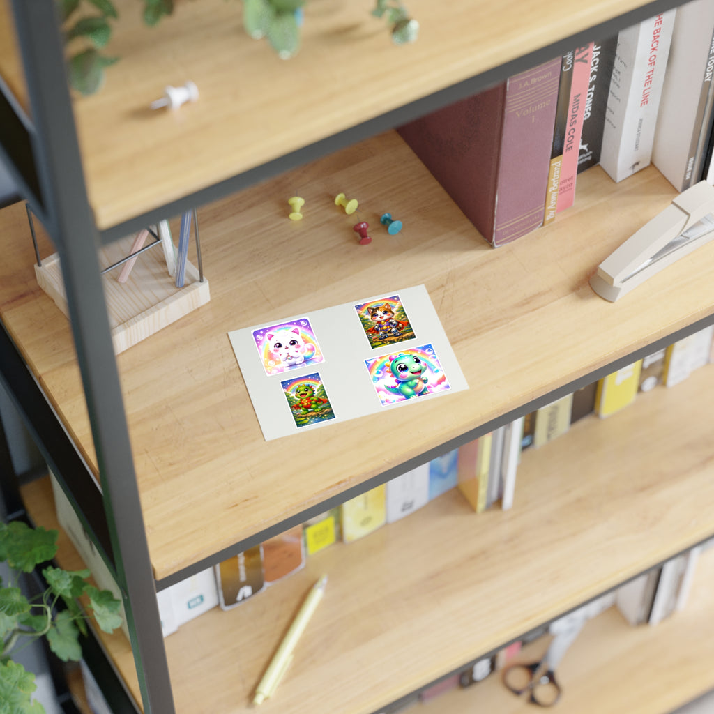 NanoBuddy Cat & Dino Stickers