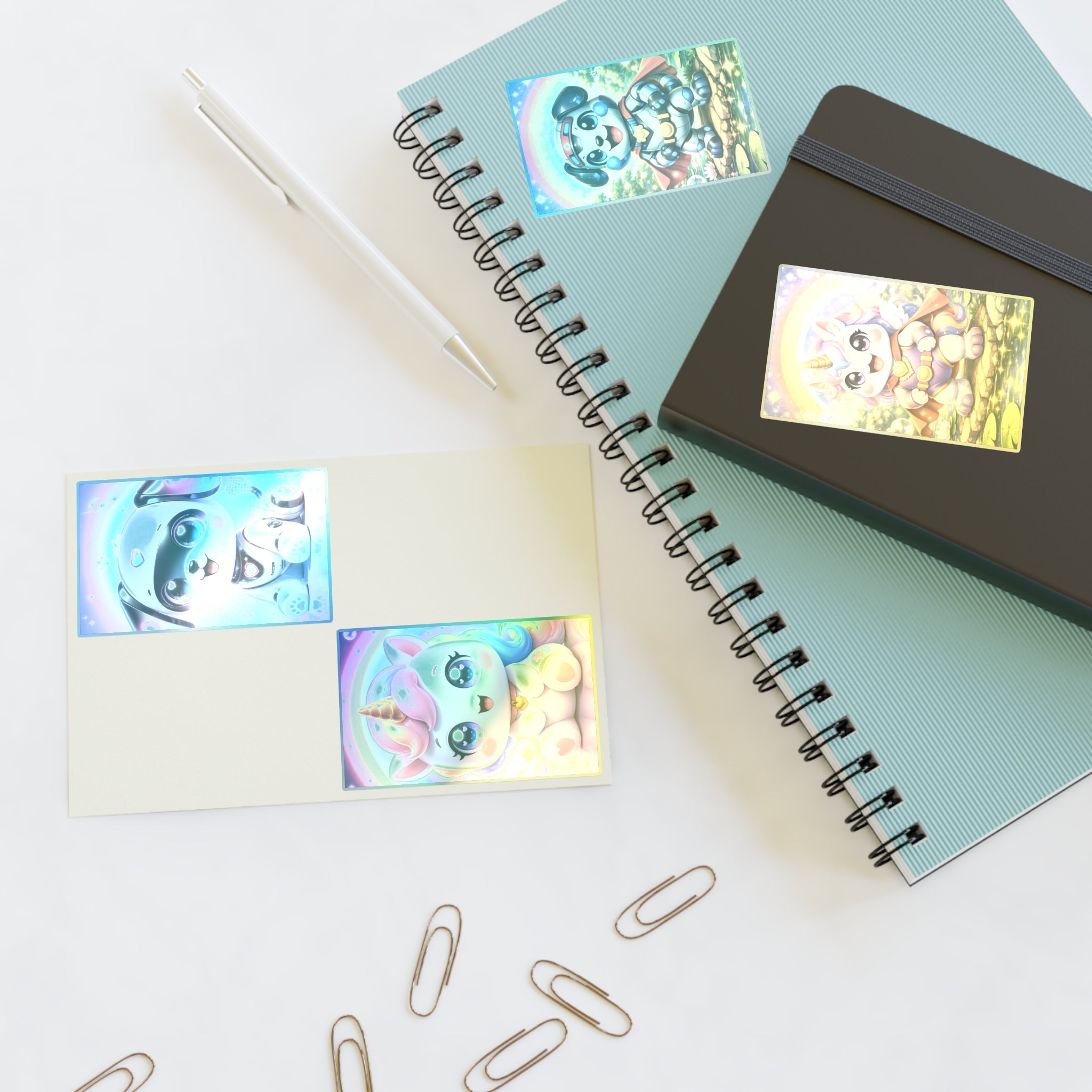 NanoBuddy Robo Pup & Unicorn Stickers