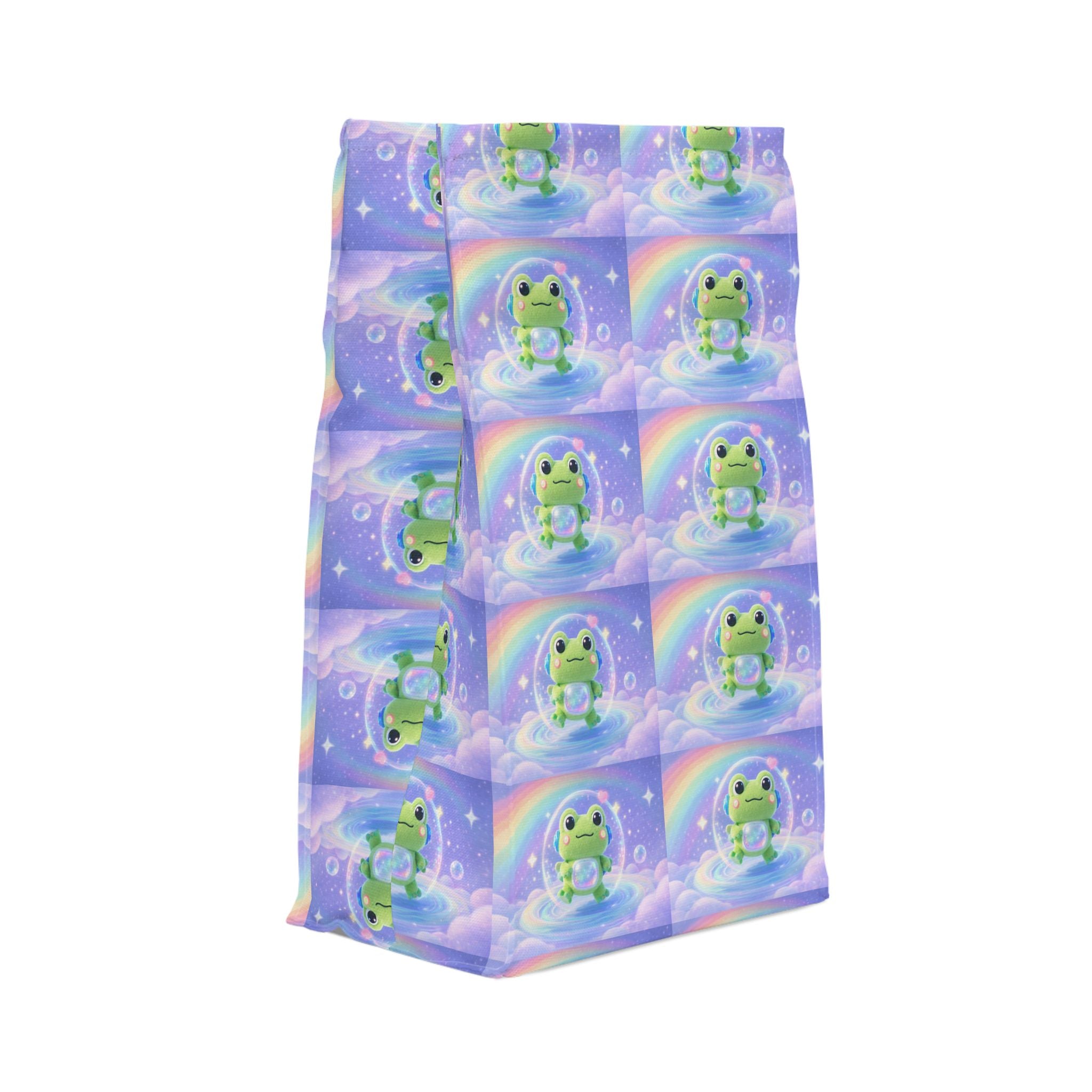 🐸 NanoBuddy Frog™ Kids Lunch Bag — Kawaii Bubble Frog (PreK–2nd)