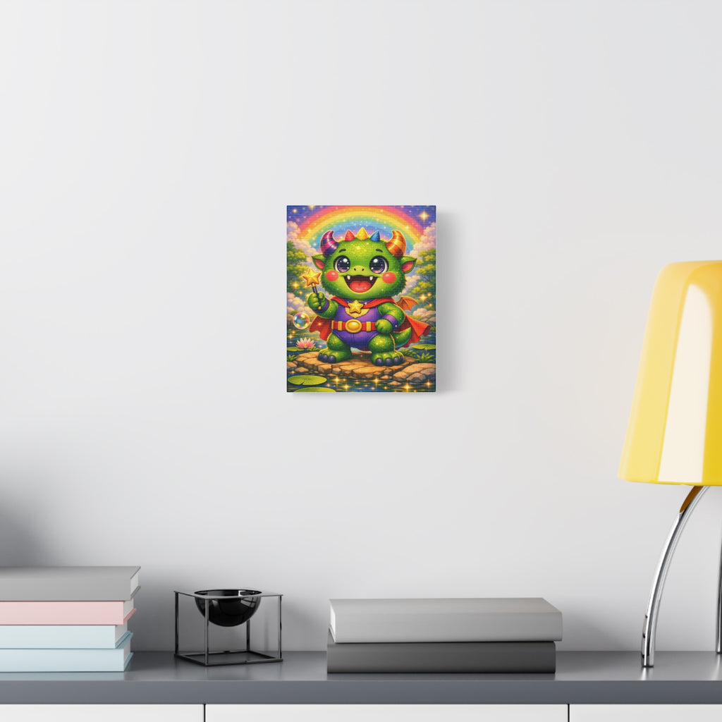 👾 NanoBuddy Monster™ Kids Wall Art — Friendly Bubble Monster Print (8×10)