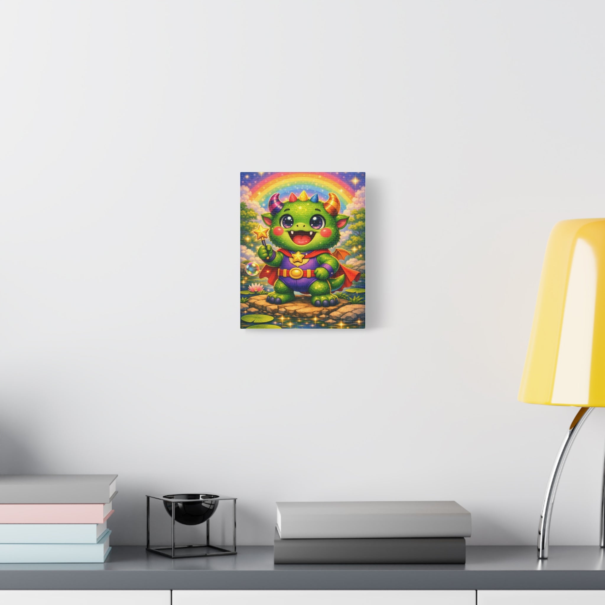 👾 NanoBuddy Monster™ Kids Wall Art — Friendly Bubble Monster Print (8×10)