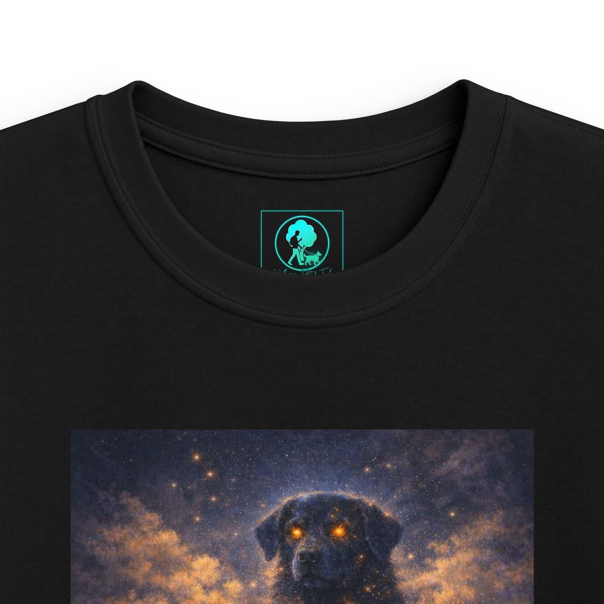 Kids Cosmic Dog Tee — Starry Night Pet Bond Youth T-Shirt