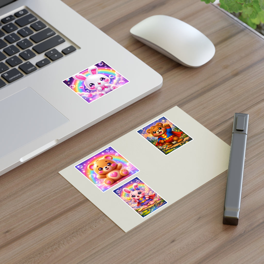 NanoBuddy Bear & Bunny Stickers