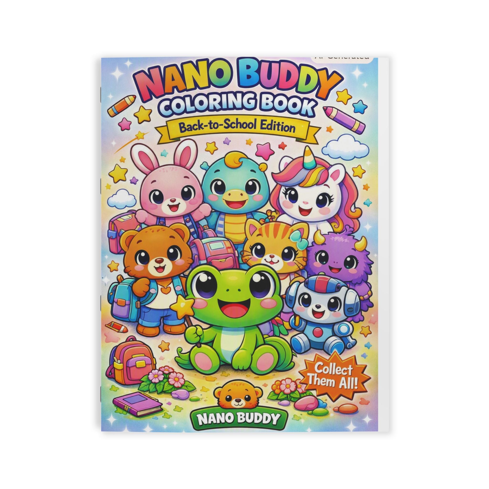 NanoBuddy Coloring & Activity Book – 24 Pages of Color & Creativity