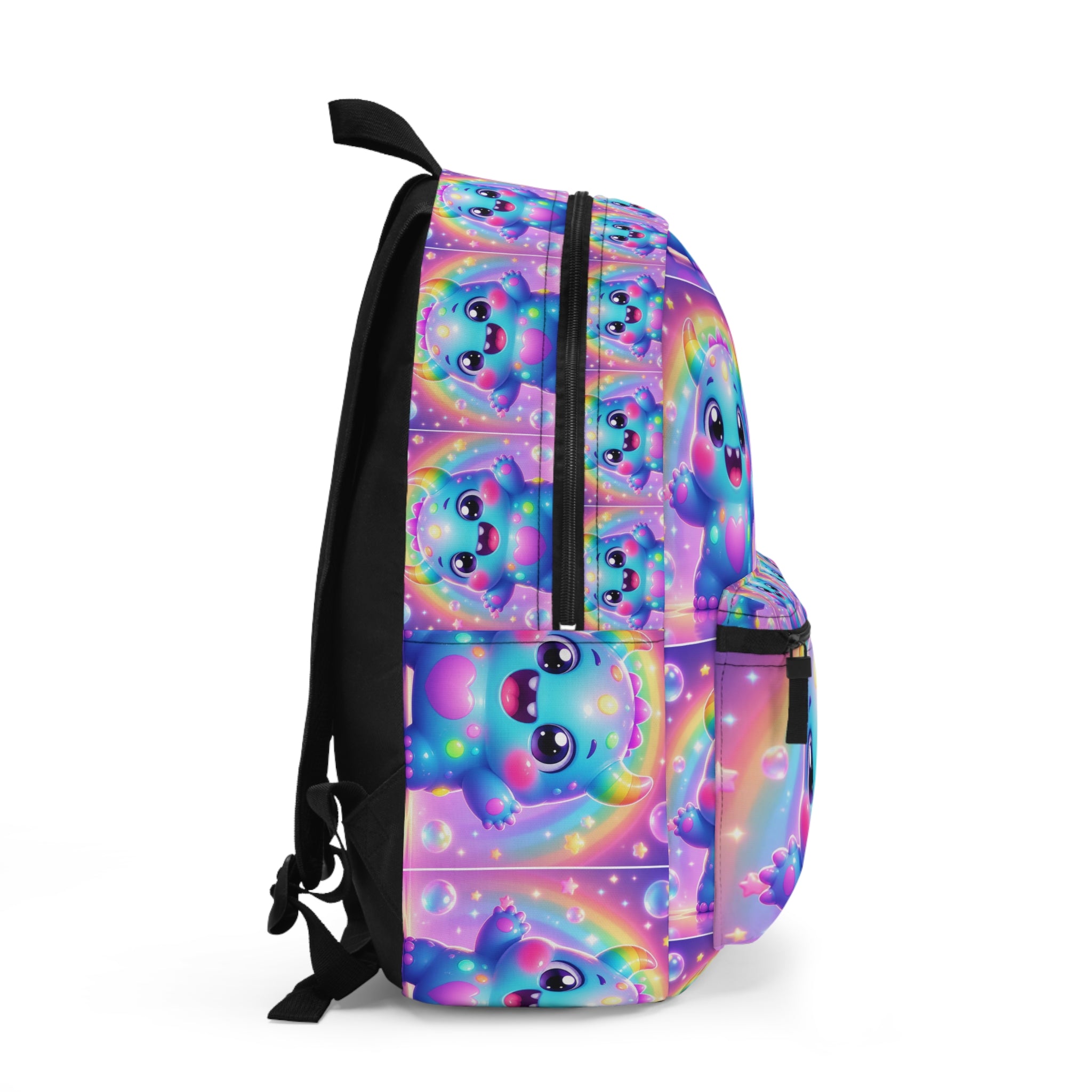 👾 NanoBuddy Monster™ Kids Backpack — Friendly Bubble Monster (PreK–2nd)