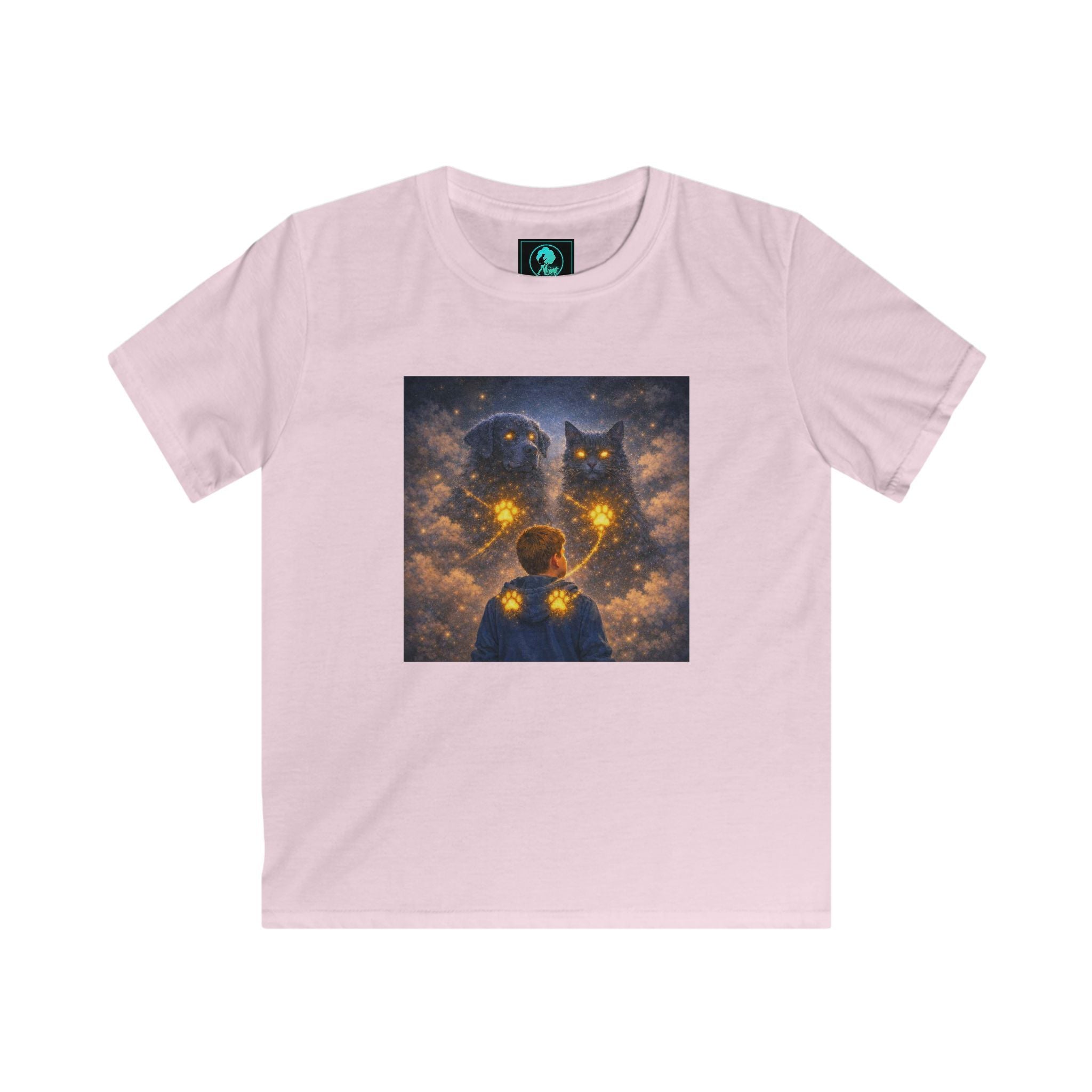 Kids Tee — Magical Night Owls Constellation Design