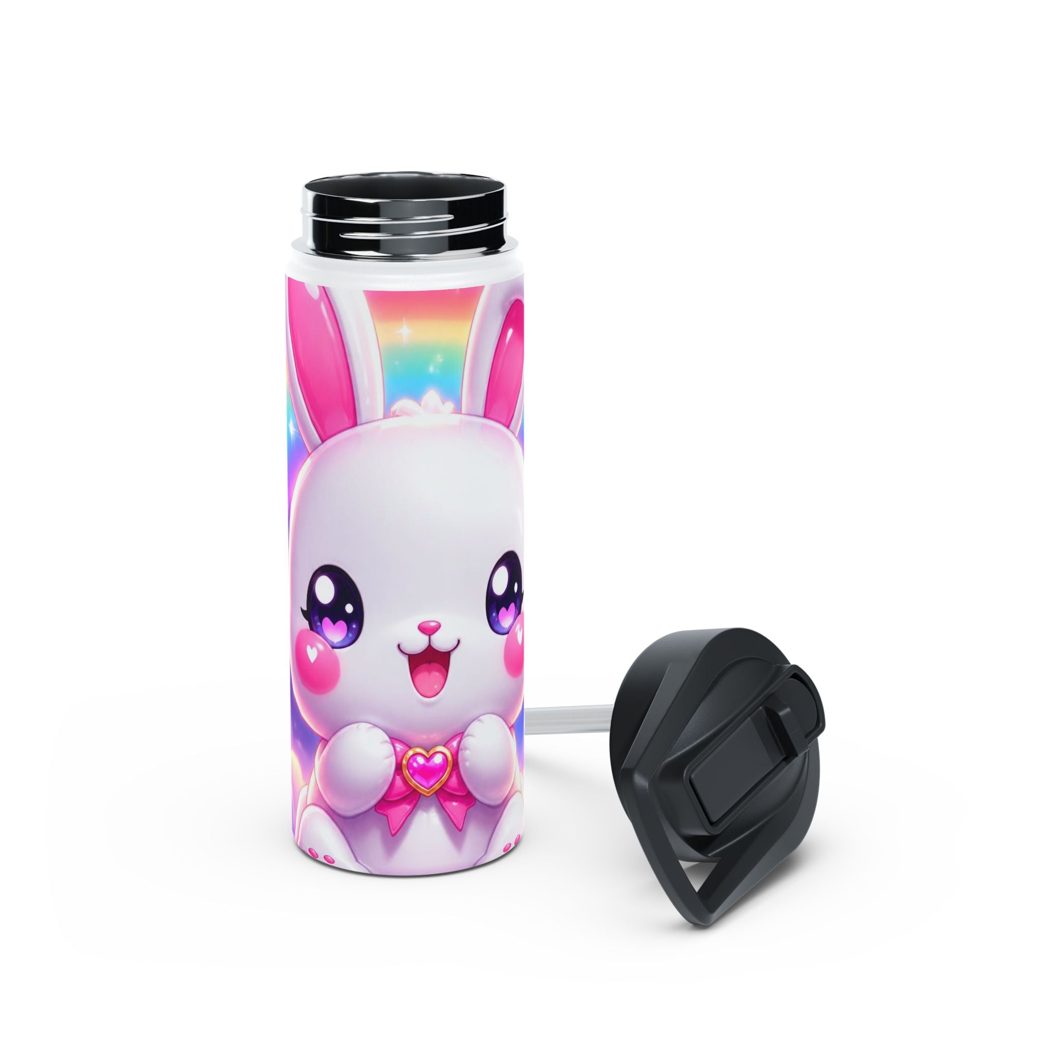 NanoBuddy Bunny Steel Water Bottle – 18oz | Hop Into Hydration