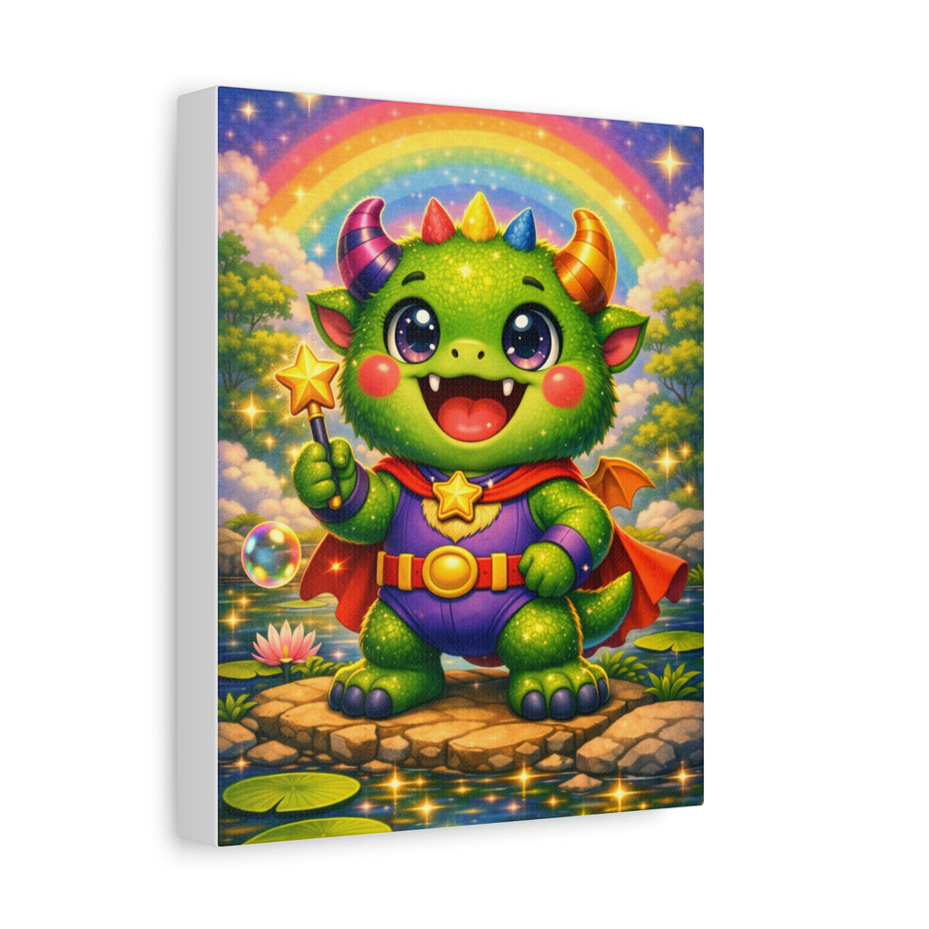 👾 NanoBuddy Monster™ Kids Wall Art — Friendly Bubble Monster Print (8×10)