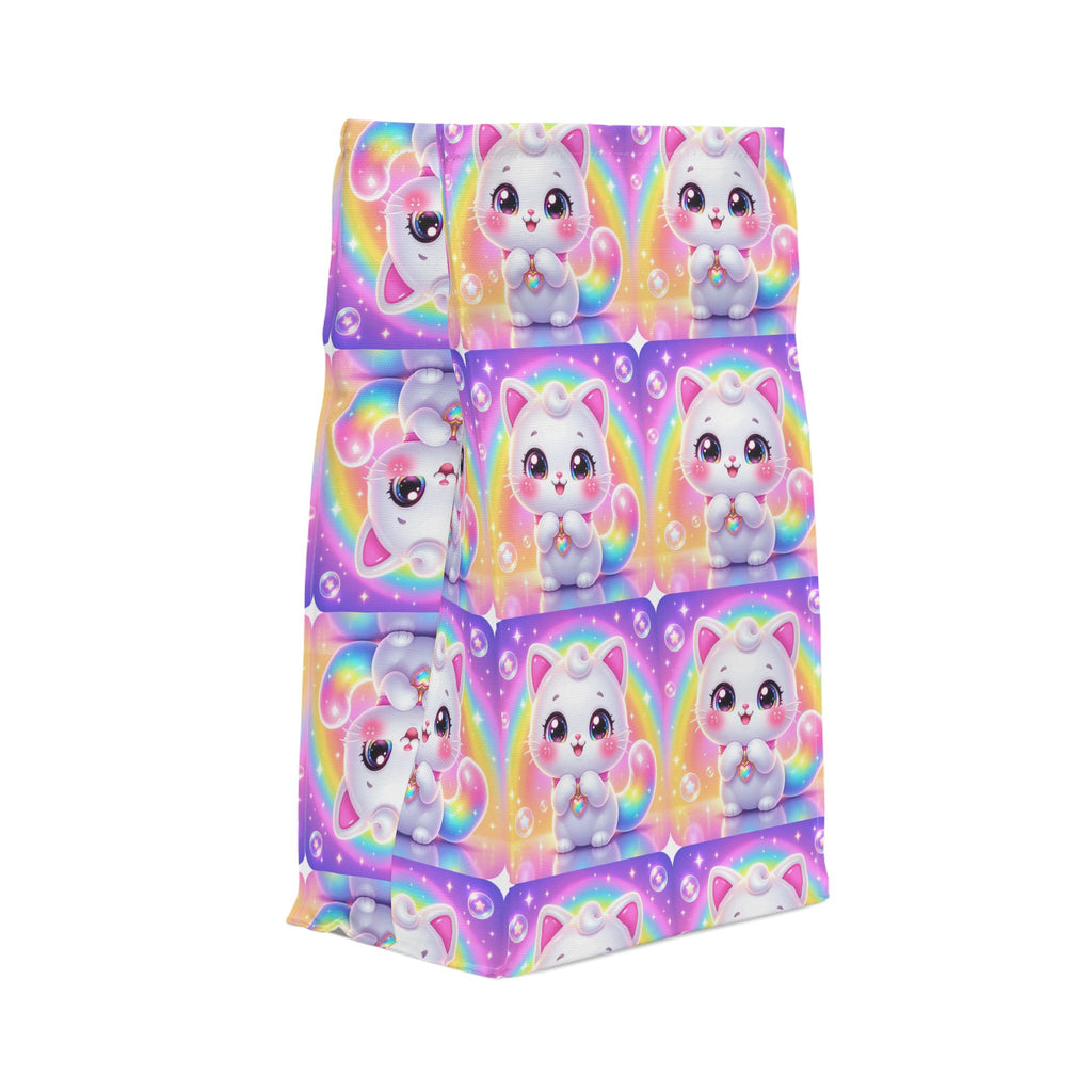 🐱 NanoBuddy Cat™ Kids Lunch Bag — Sweet Bubble Kitty (PreK–2nd)