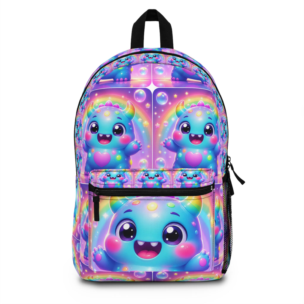 👾 NanoBuddy Monster™ Kids Backpack — Friendly Bubble Monster (PreK–2nd)