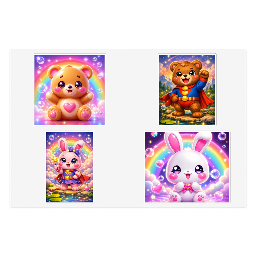 NanoBuddy Bear & Bunny Stickers