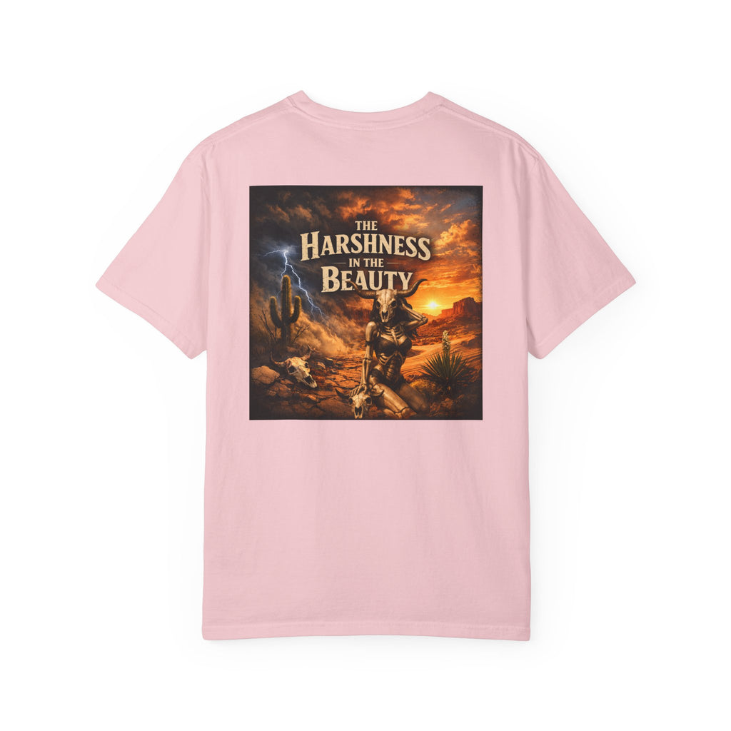 T-Shirt — "The Harshness in the Beauty" Desert Sunset Graphic Tee