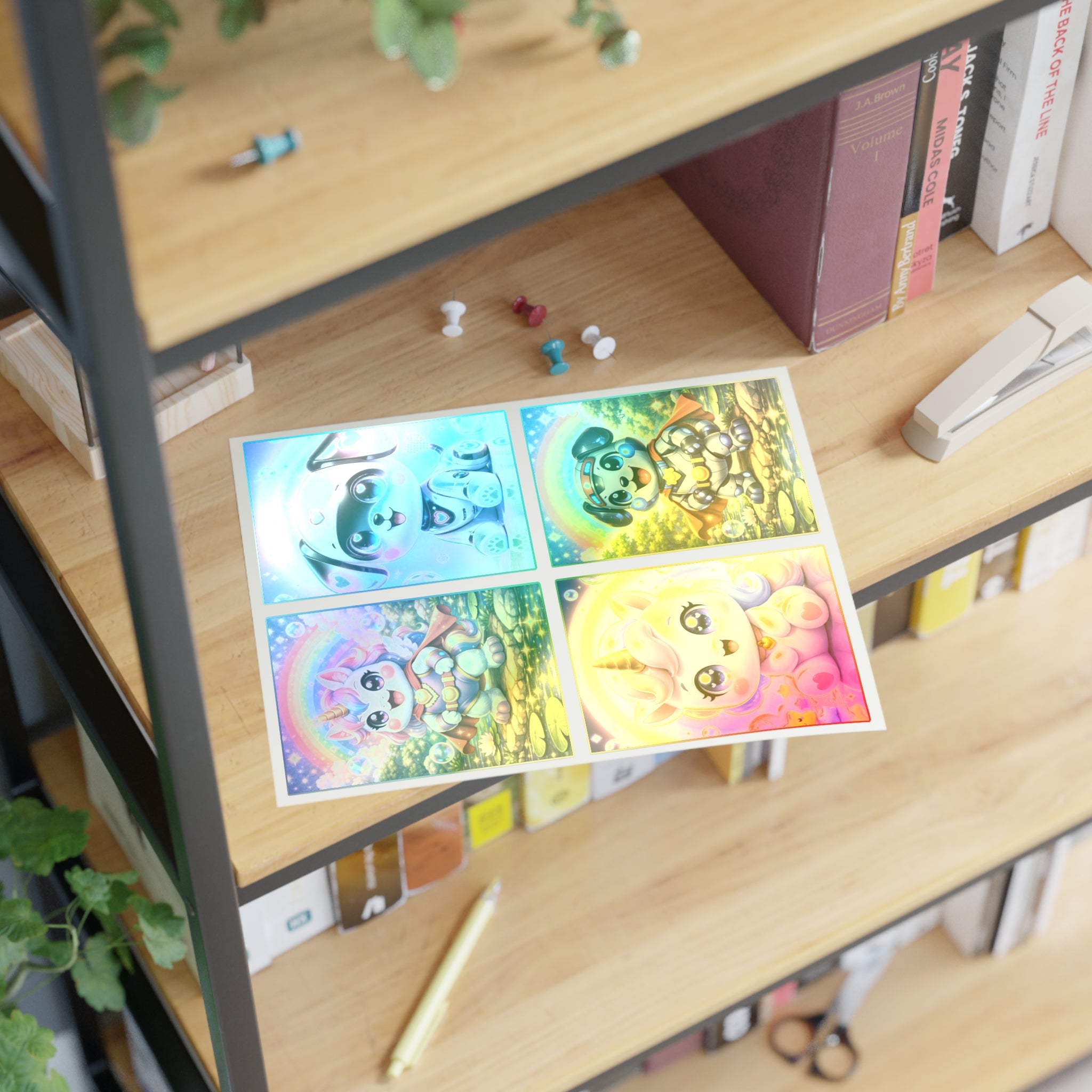 NanoBuddy Robo Pup & Unicorn Stickers