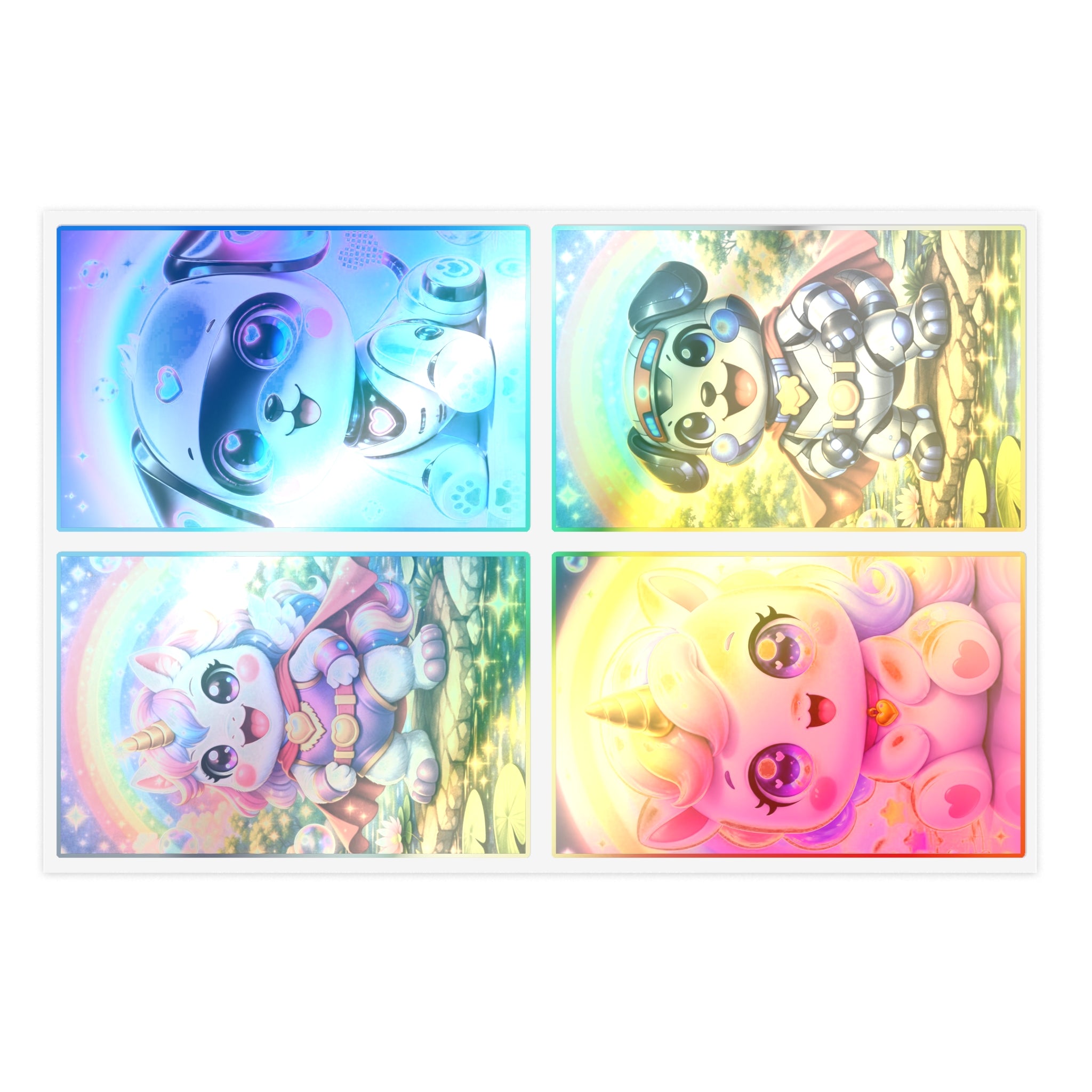 NanoBuddy Robo Pup & Unicorn Stickers