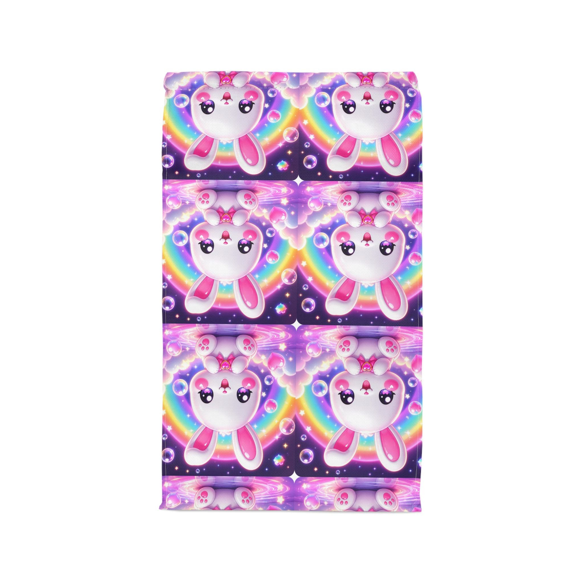 🐰 NanoBuddy Bunny™ Kids Lunch Bag — Pastel Bubble Bunny (PreK–2nd)