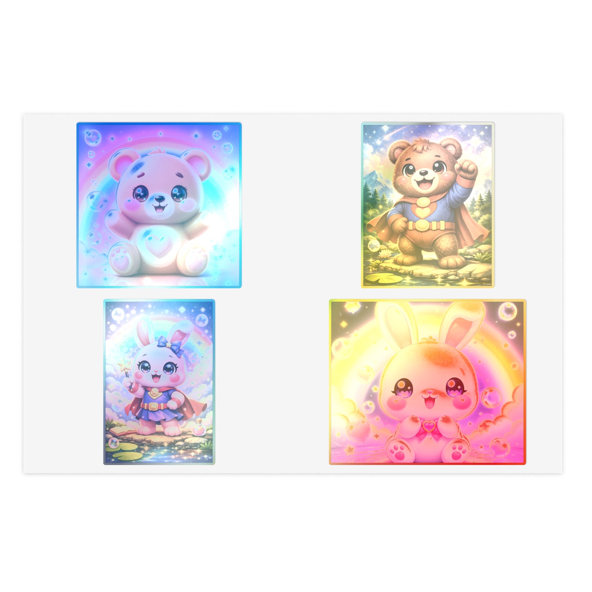 NanoBuddy Bear & Bunny Stickers