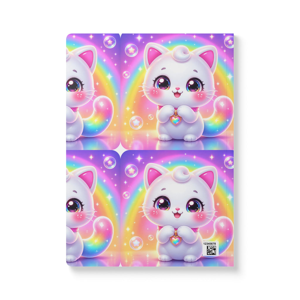 🐱 NanoBuddy Cat™ Kids Mini Notebook — Sweet Bubble Kitty (PreK–2nd)
