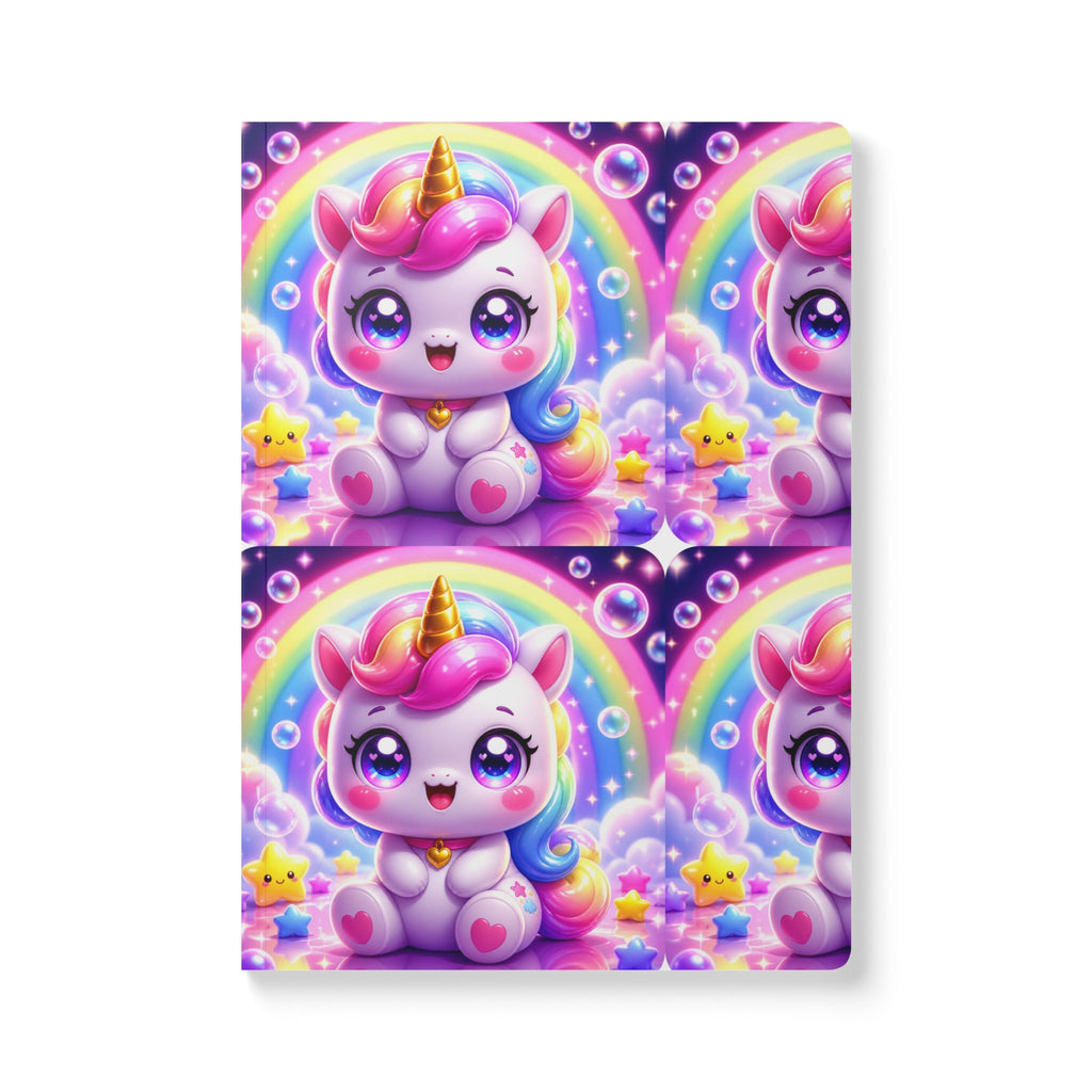 🦄 NanoBuddy Unicorn™ Kids Mini Notebook — Magical Bubble Unicorn (PreK–2nd)