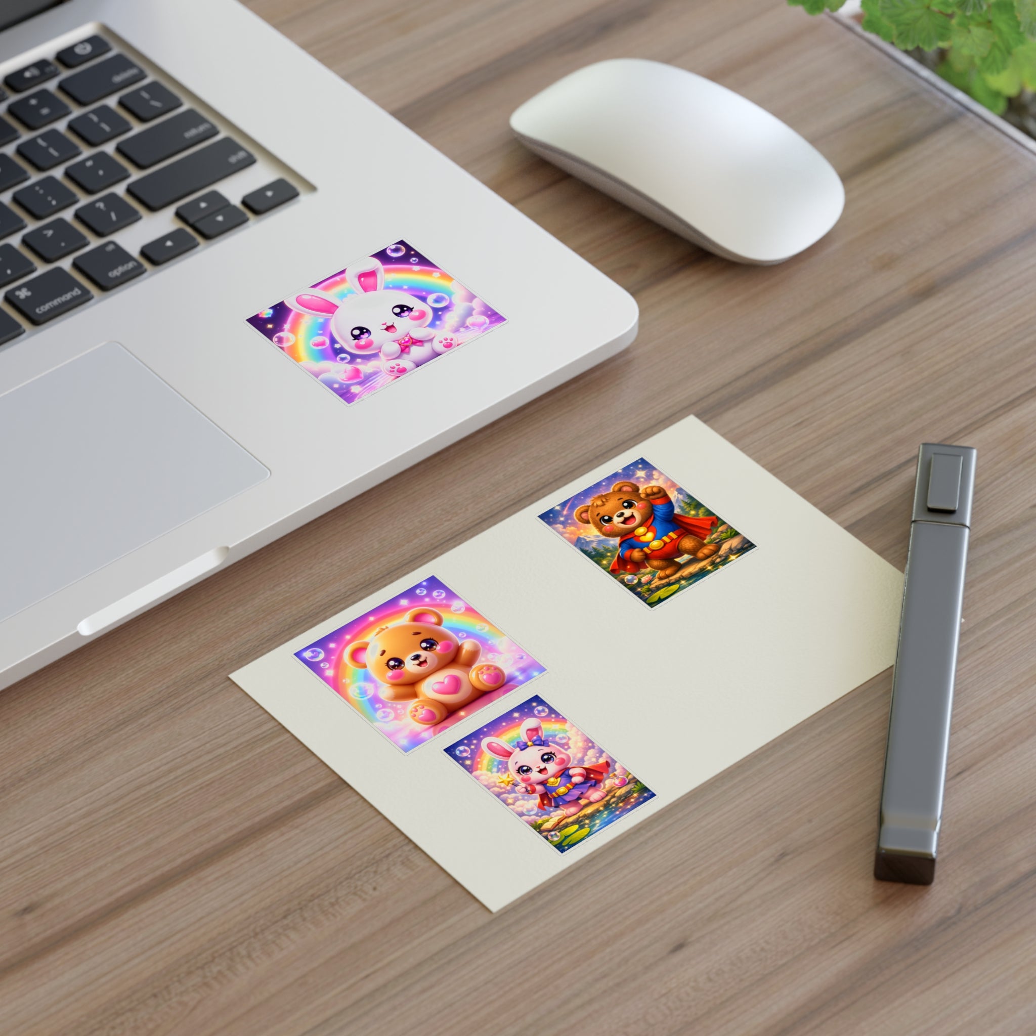 NanoBuddy Bear & Bunny Stickers