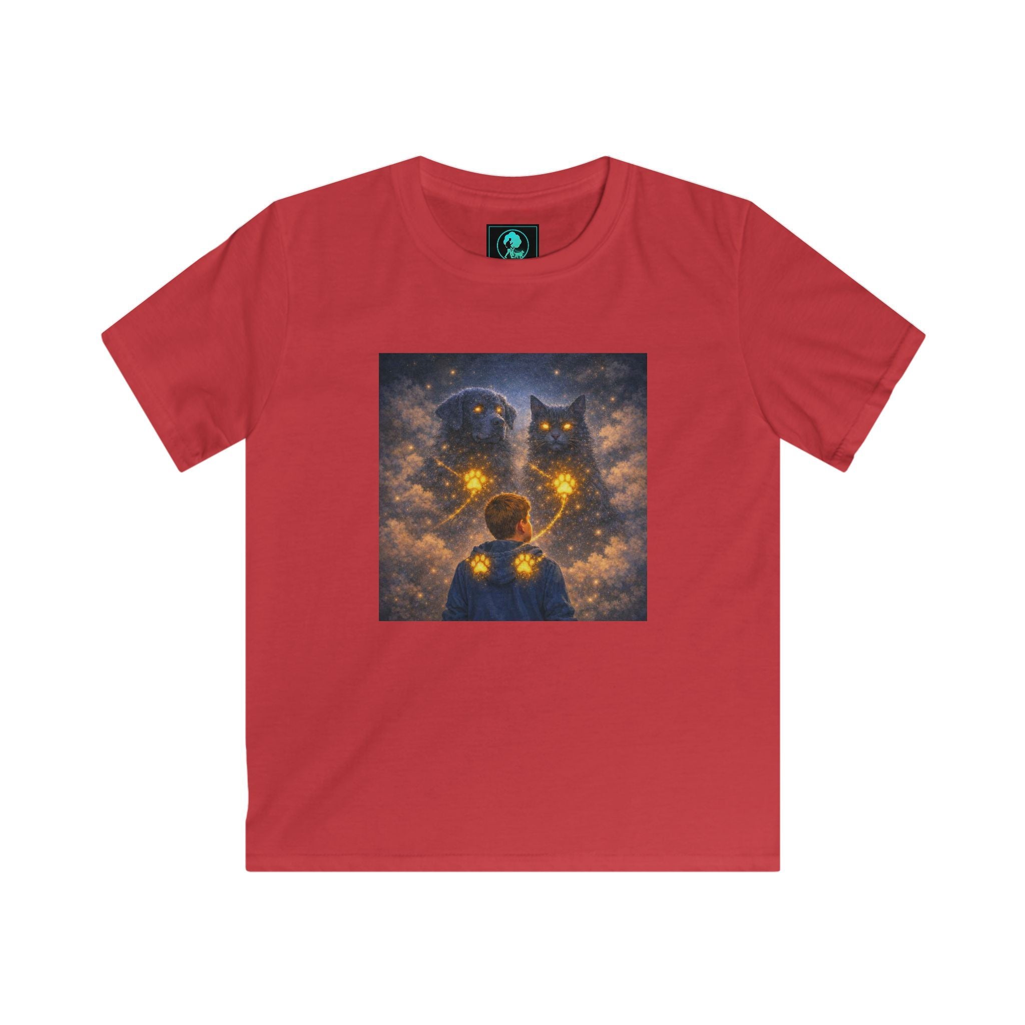 Kids Tee — Magical Night Owls Constellation Design