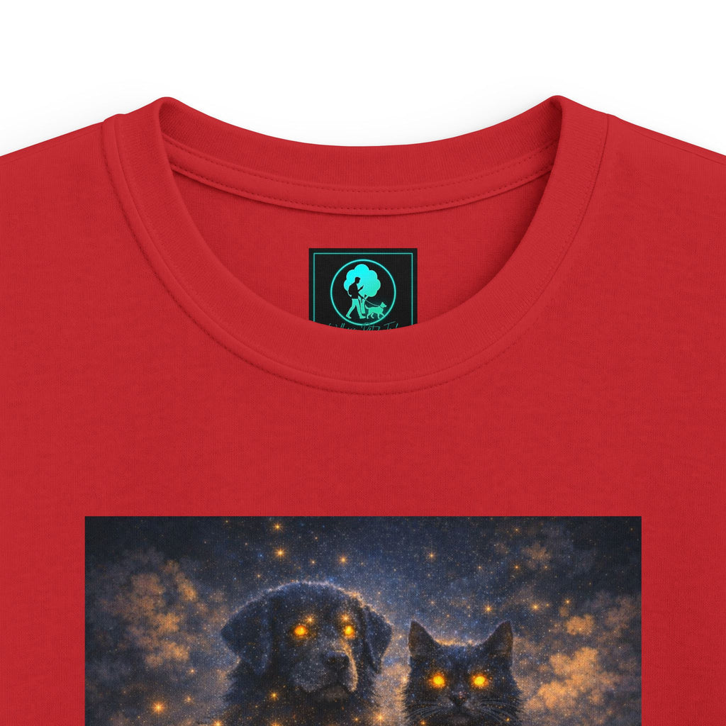 Kids Tee — Magical Night Owl & Girl Glow Design