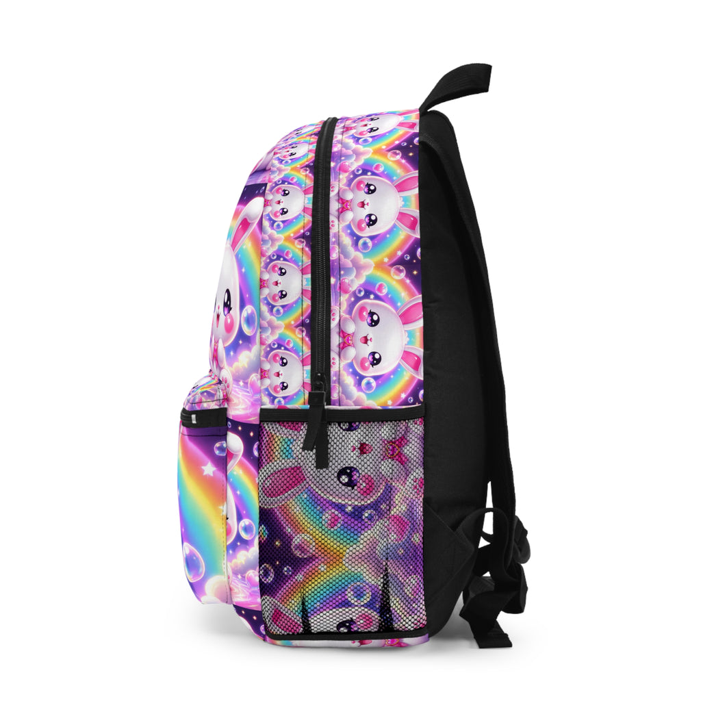 🐰 NanoBuddy Bunny™ Kids Backpack — Pastel Bubble Bunny (PreK–2nd)