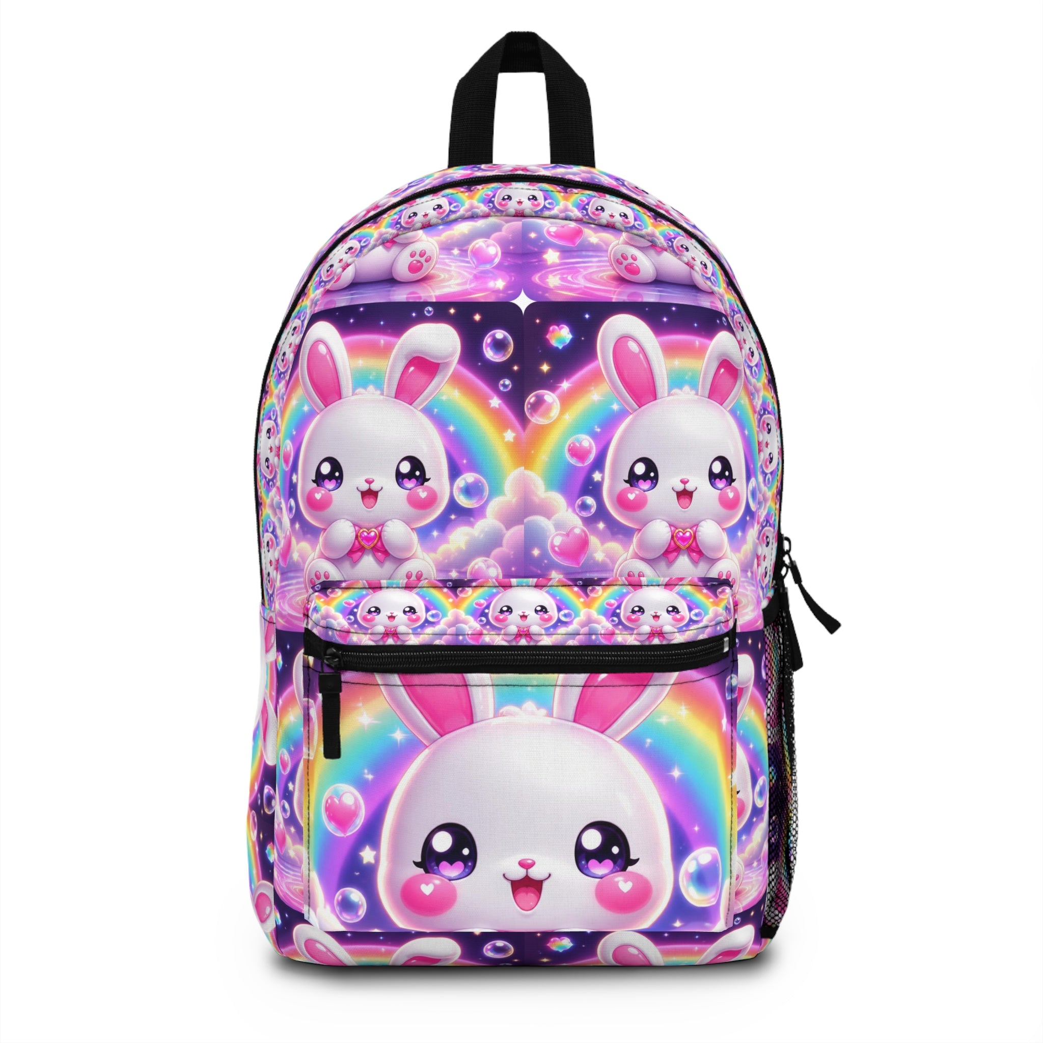 🐰 NanoBuddy Bunny™ Kids Backpack — Pastel Bubble Bunny (PreK–2nd)
