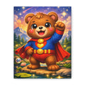 🧸 NanoBuddy Bear™ Wall Art — Cozy Bubble Bear Print (8×10)