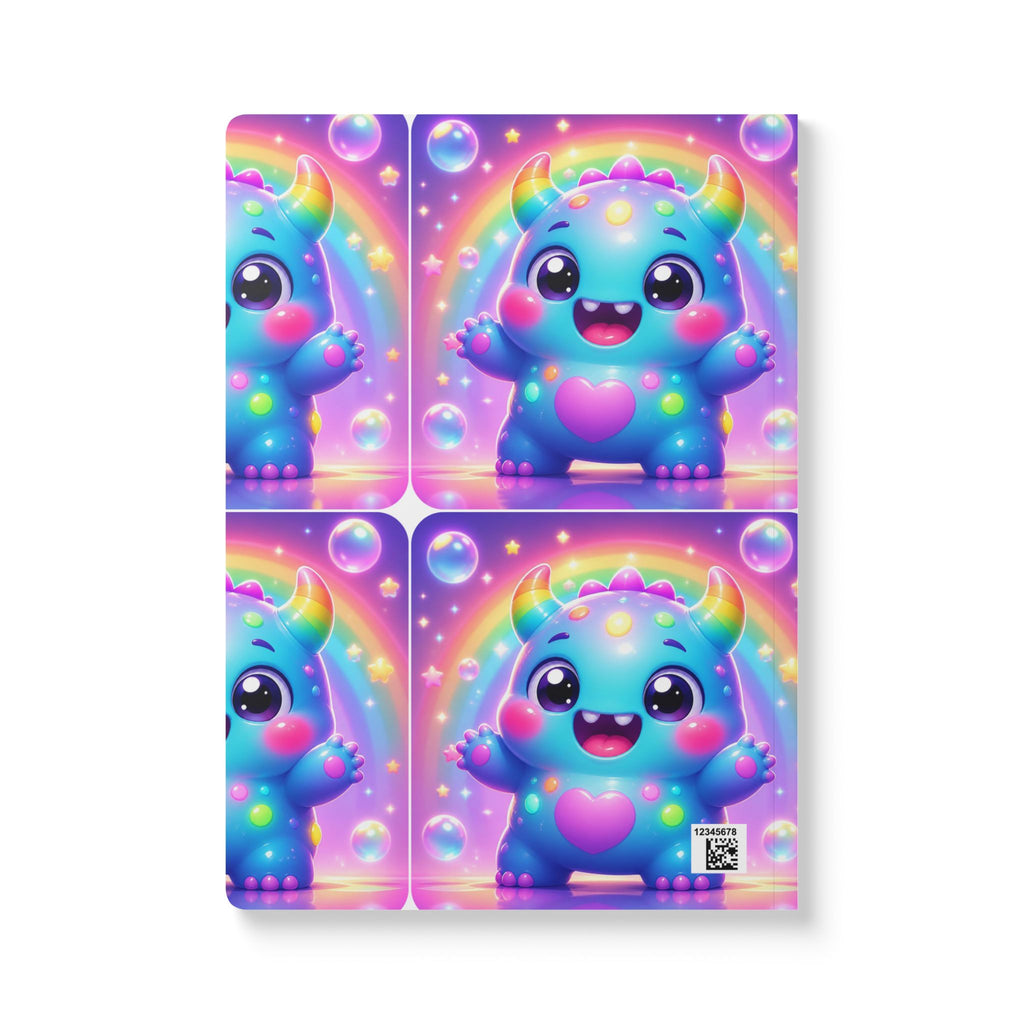👾 NanoBuddy Monster™ Kids Mini Notebook — Friendly Bubble Monster (PreK–2nd)