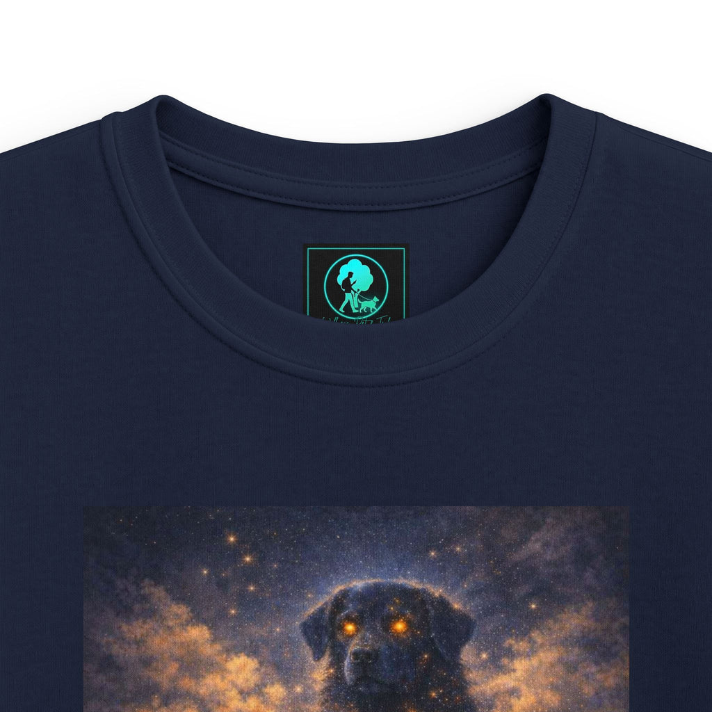 Kids Cosmic Dog Tee — Starry Night Pet Bond Youth T-Shirt