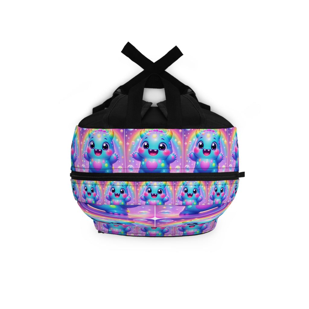 👾 NanoBuddy Monster™ Kids Backpack — Friendly Bubble Monster (PreK–2nd)