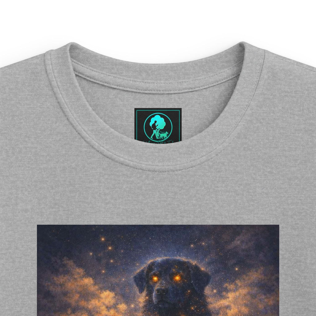 Kids Cosmic Dog Tee — Starry Night Pet Bond Youth T-Shirt