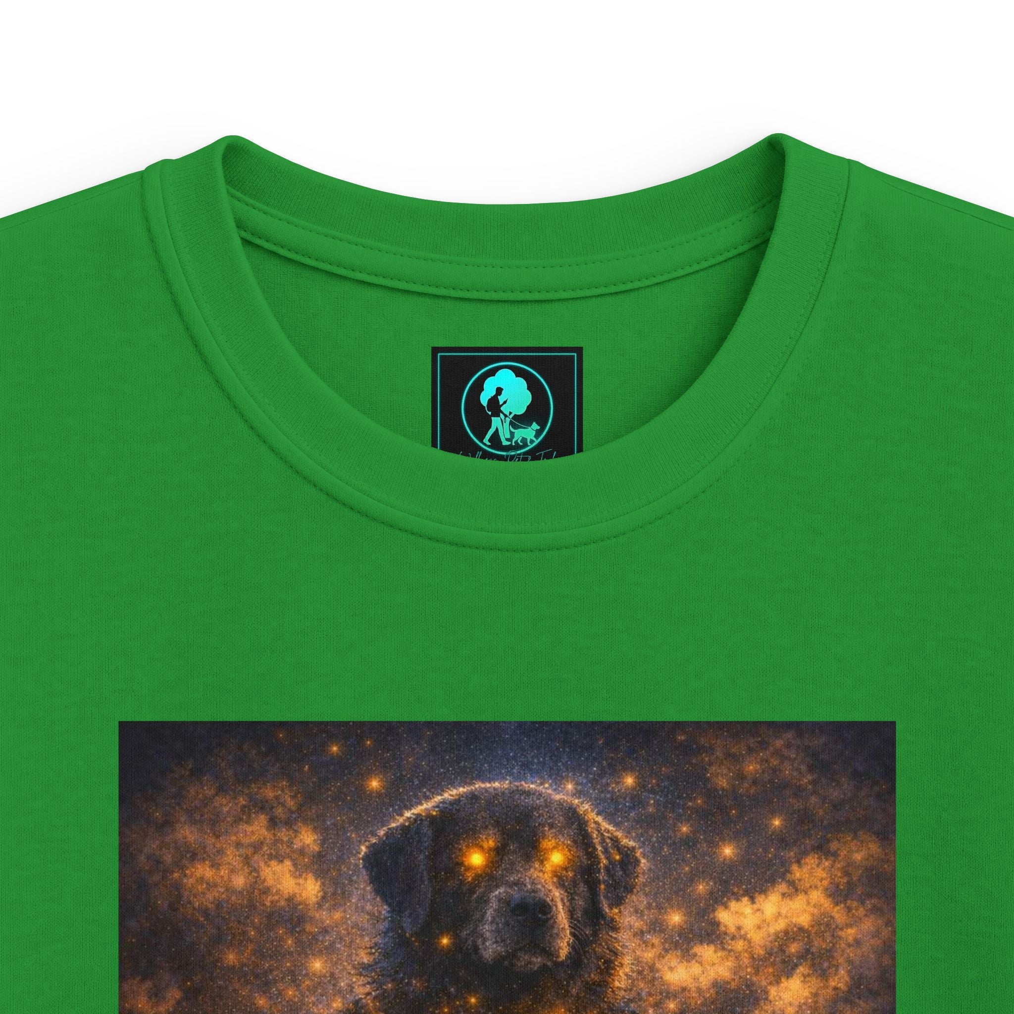 Kids T‑Shirt - Golden Firefly Night Illustration (Child Tee)
