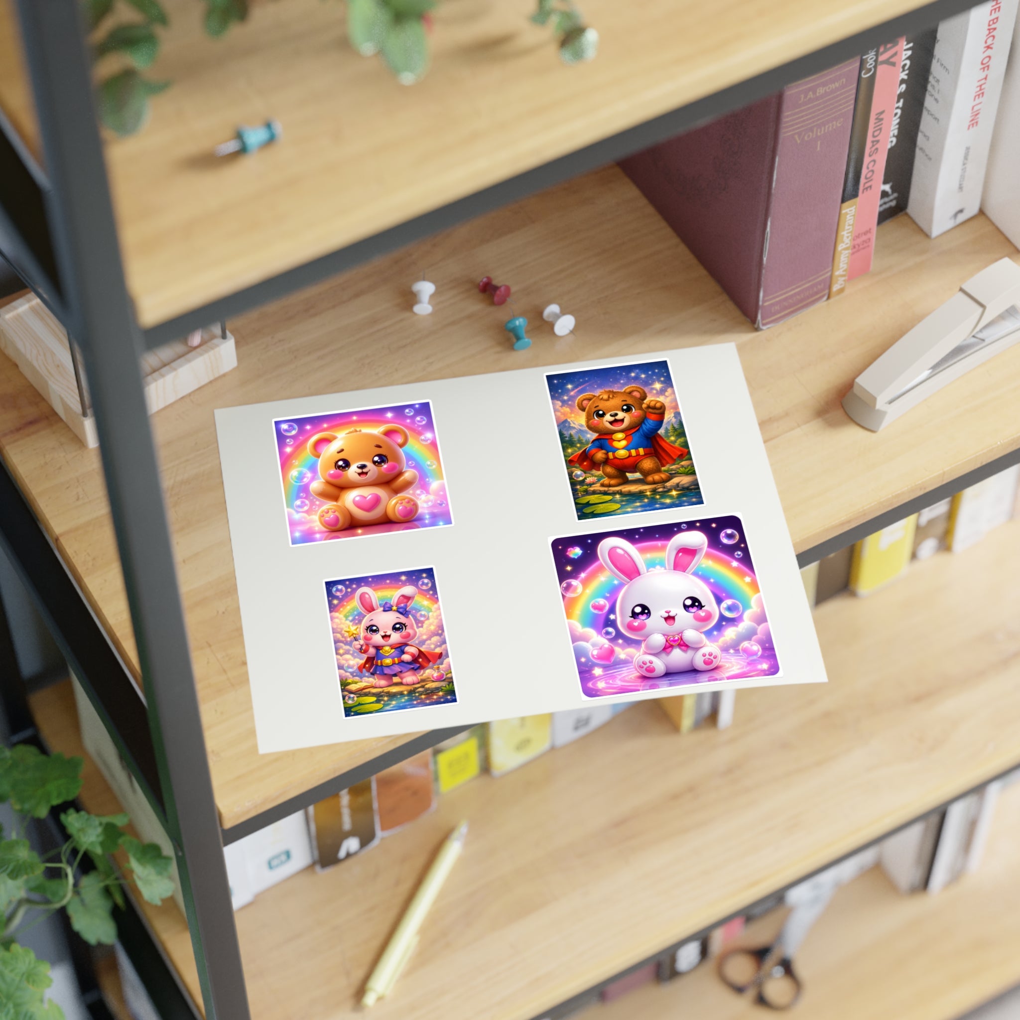 NanoBuddy Bear & Bunny Stickers