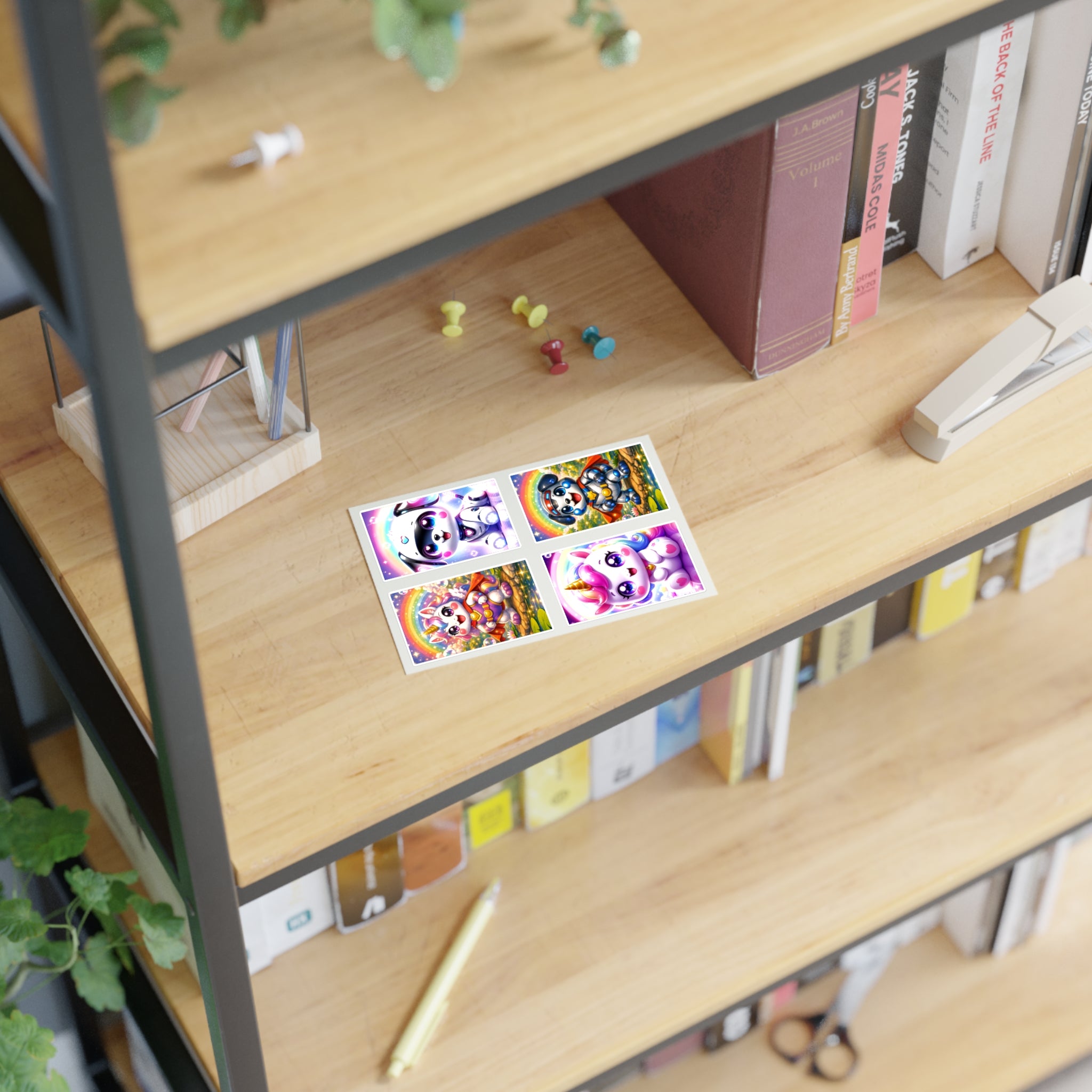 NanoBuddy Robo Pup & Unicorn Stickers