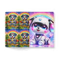 🤖 NanoBuddy Robot Pup™ Kids Mini Notebook — Futuristic Bubble Pup (PreK–2nd)