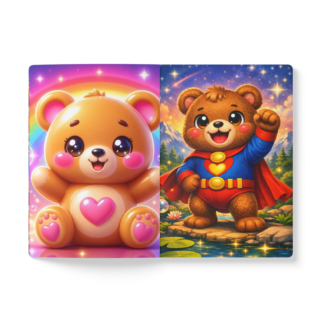 🧸 NanoBuddy Bear™ Kids Mini Notebook — Cozy Bubble Bear (PreK–2nd)