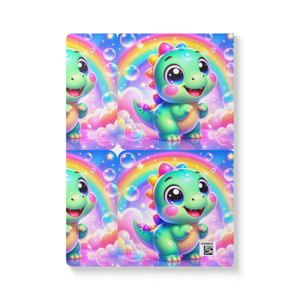 🦖 NanoBuddy Dino™ Kids Mini Notebook — Friendly Bubble Dino (PreK–2nd)