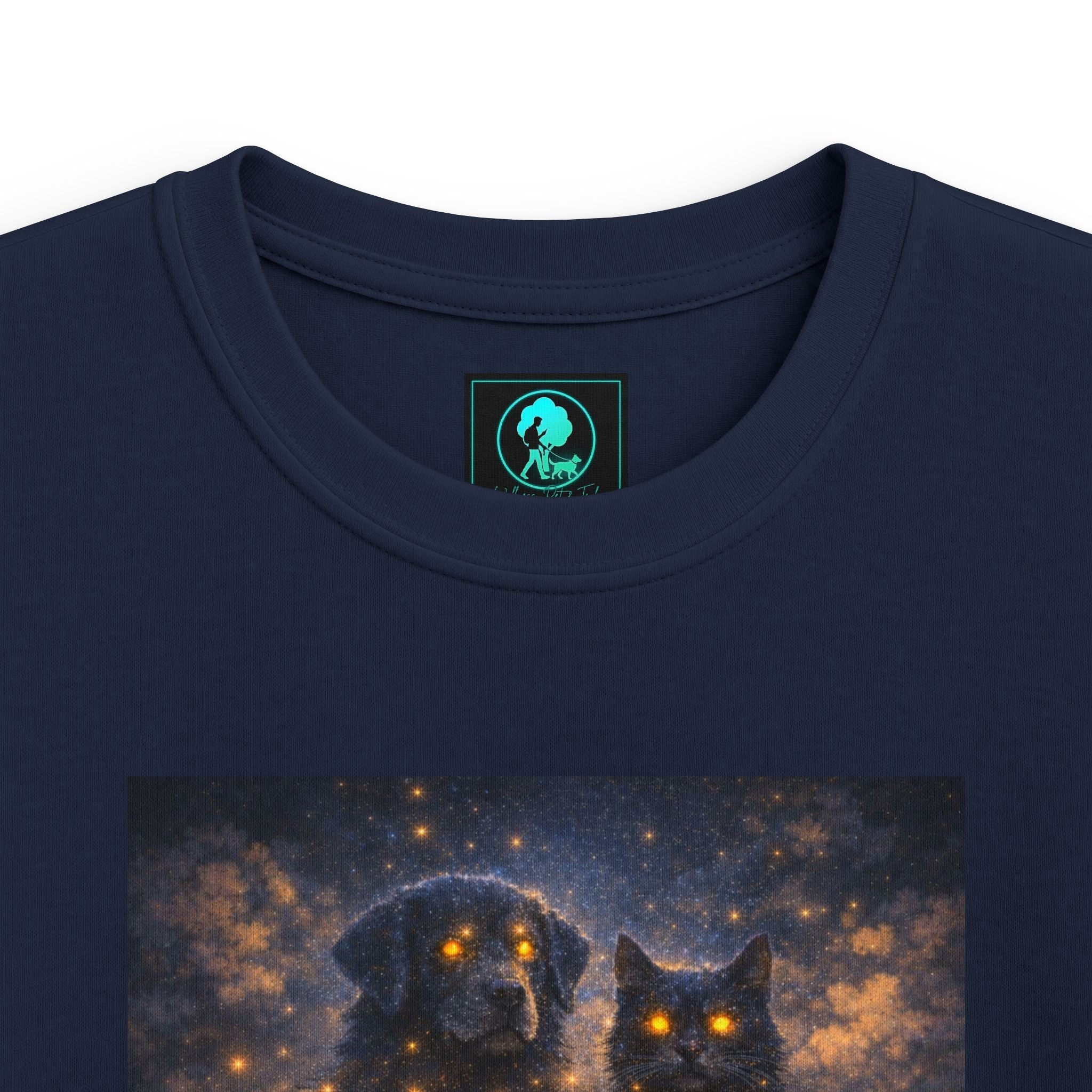 Kids Tee — Magical Night Owl & Girl Glow Design