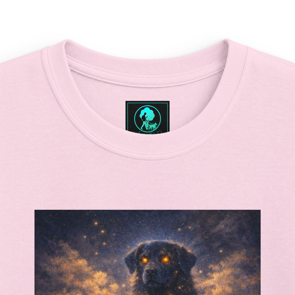 Kids Cosmic Dog Tee — Starry Night Pet Bond Youth T-Shirt