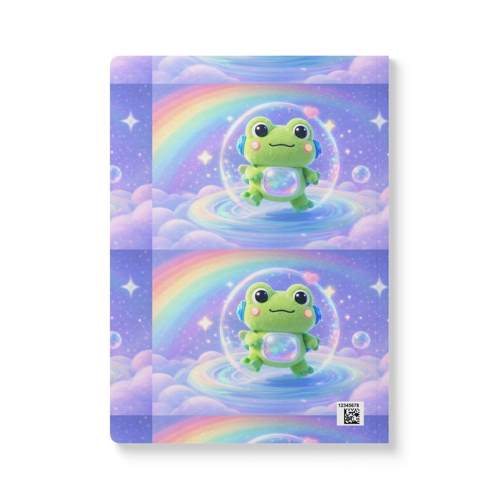🐸 NanoBuddy Frog™ Kids Mini Notebook — Kawaii Bubble Frog (PreK–2nd)