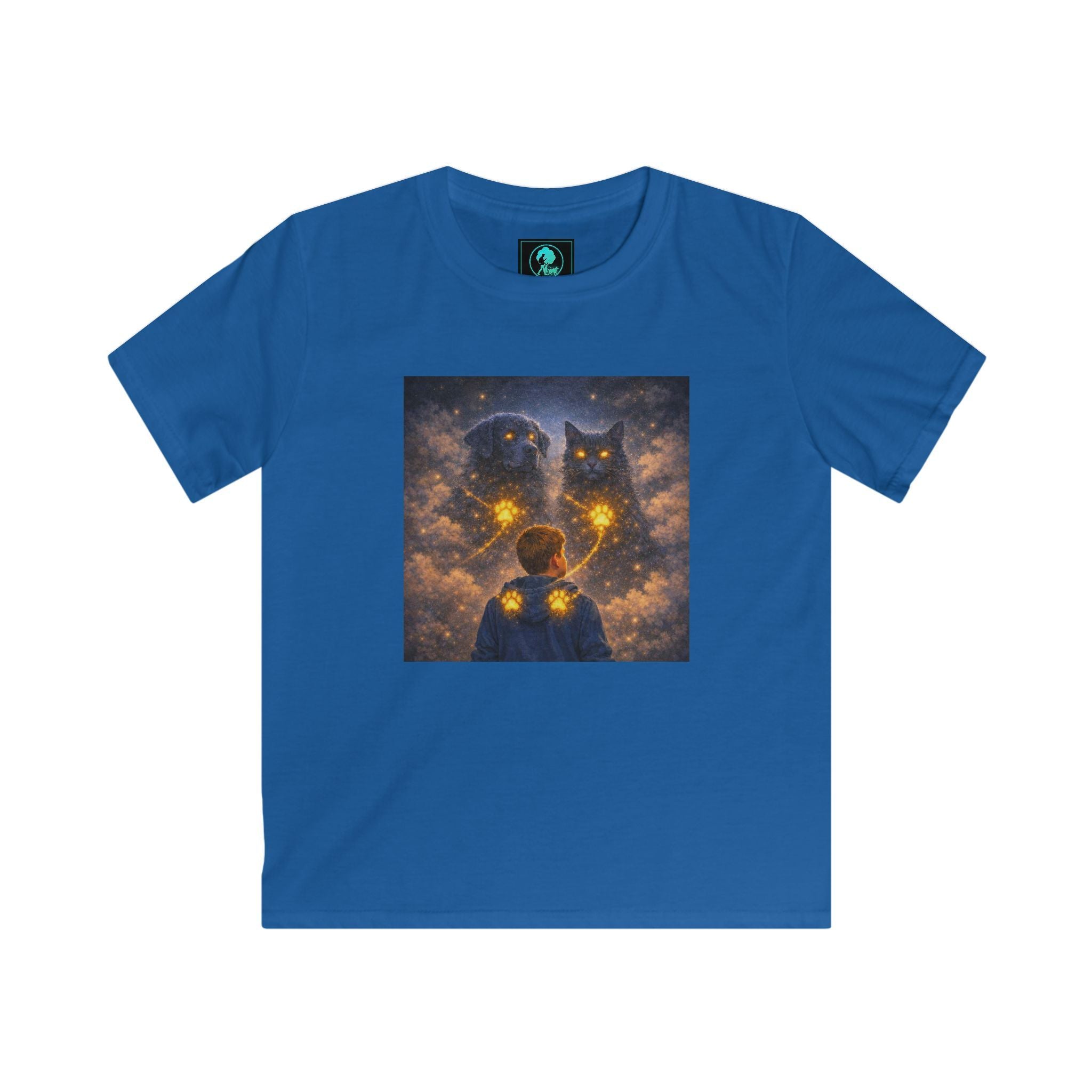 Kids Tee — Magical Night Owls Constellation Design