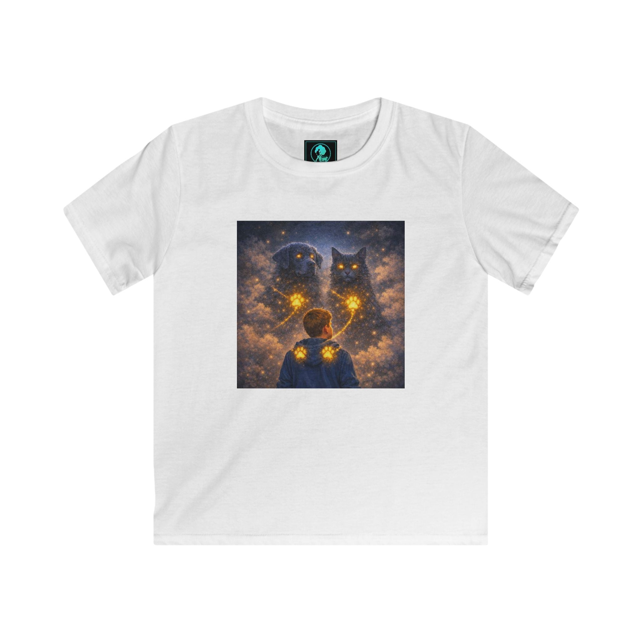 Kids Tee — Magical Night Owls Constellation Design