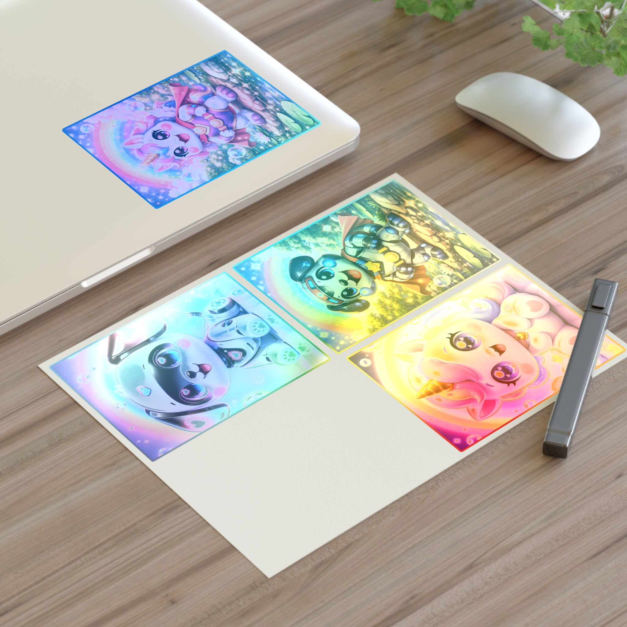 NanoBuddy Robo Pup & Unicorn Stickers