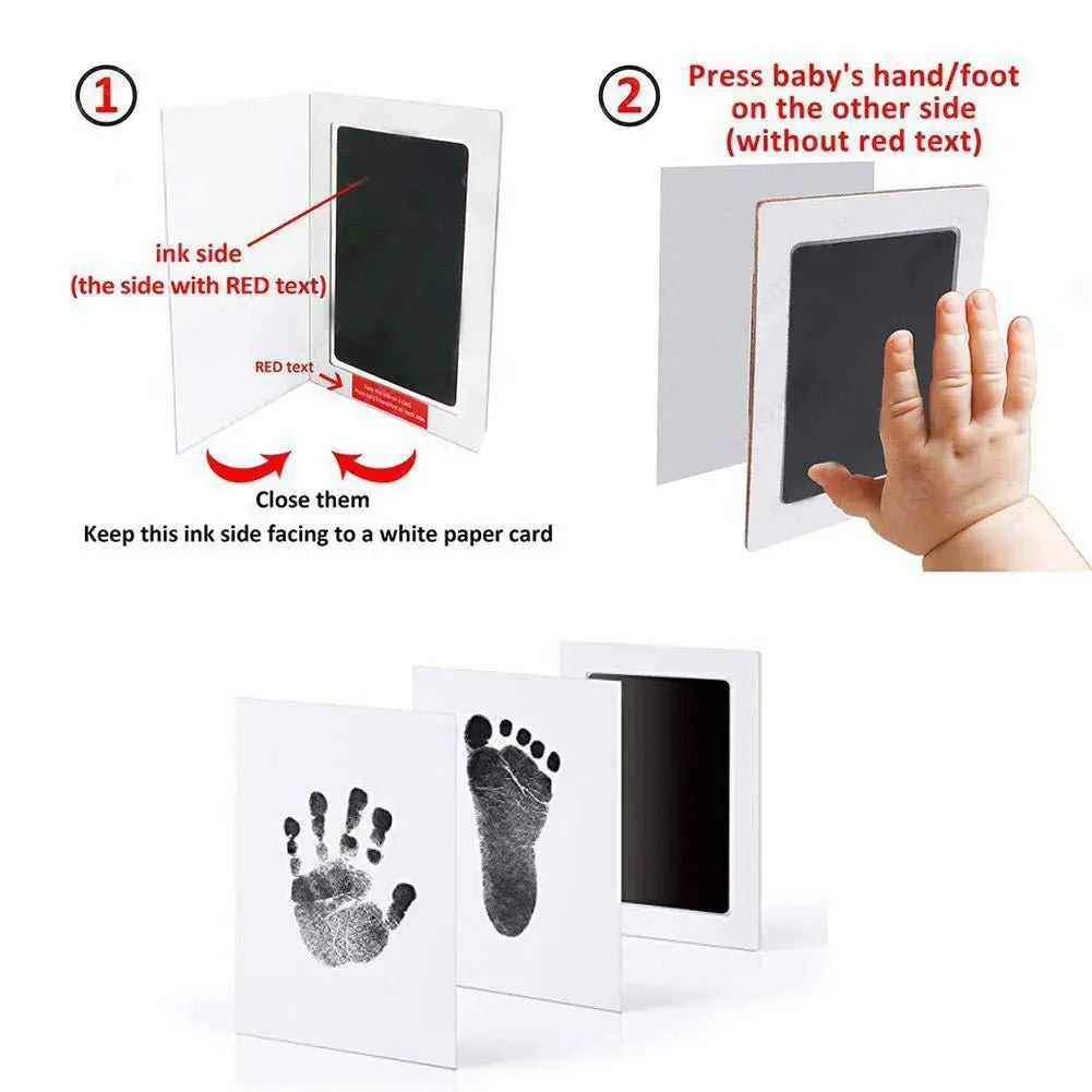 Pet Handprint & Footprint Kit | Clean Touch Ink Pad for Dogs & Cats