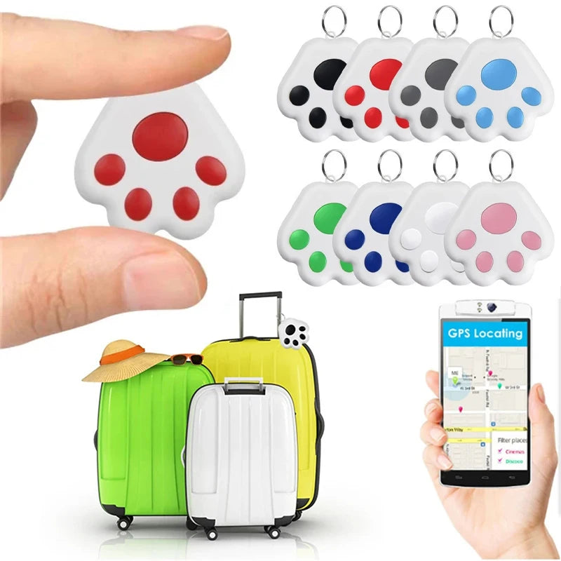 Dog Paw GPS Tracker | Bluetooth Anti-Lost Locator for Pets, Cats & Dogs