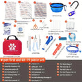 Pet First Aid Kit | Emergency Supplies & Blanket for Hiking, Camping & Travel