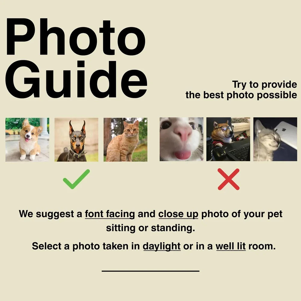 Custom Dog Paw LED Photo Frame | Personalized Multi-Photo Pet Memorial Gift