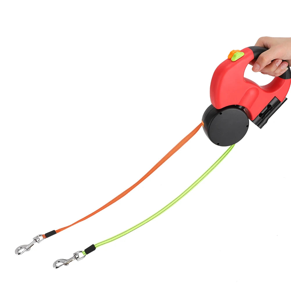 LED Retractable Dog Leash | Automatic Extendable Traction Rope with LED Light